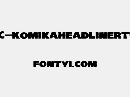 VTC-KomikaHeadLinerTwo