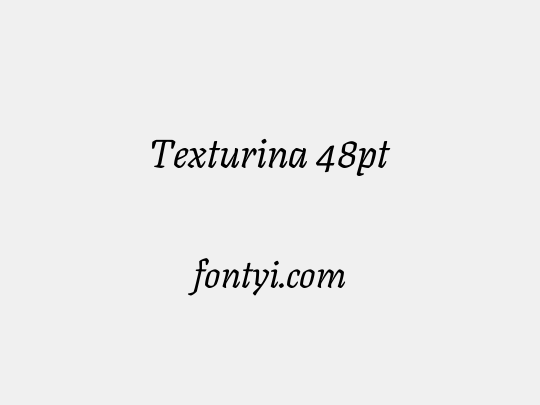Texturina 48pt