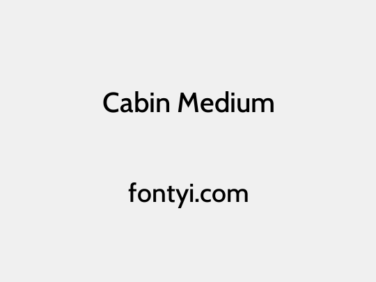 Cabin Medium