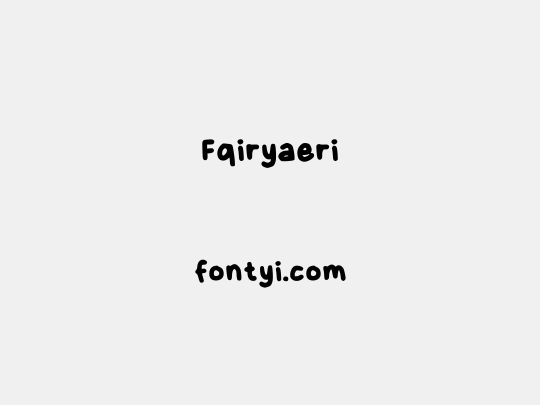 Fqiryaeri