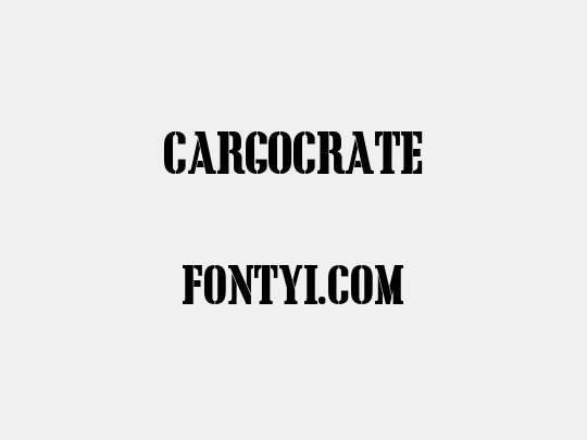 CargoCrate
