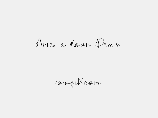 Ariesta Moon Demo