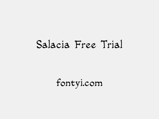 Salacia Free Trial