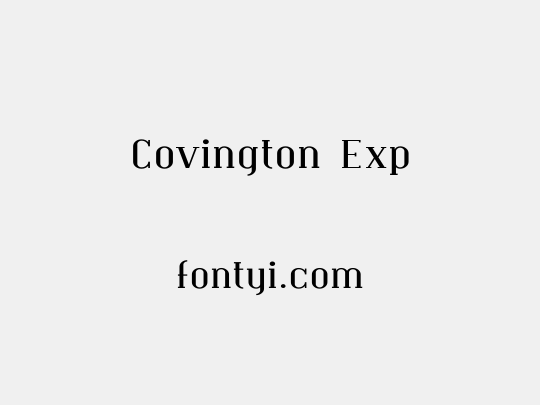 Covington Exp