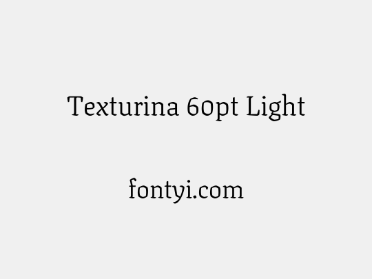 Texturina 60pt Light