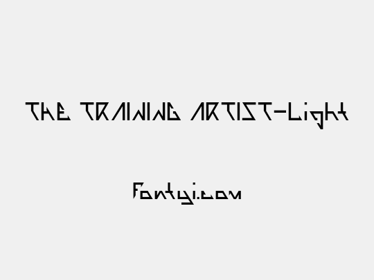 THE TRAINING ARTIST-Light