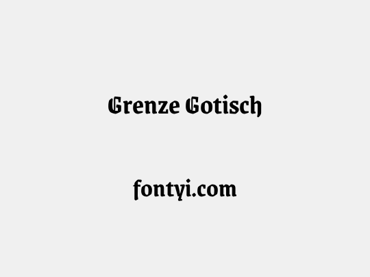 Grenze Gotisch