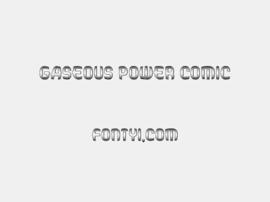 Gaseous Power Comic