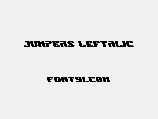 Jumpers Leftalic