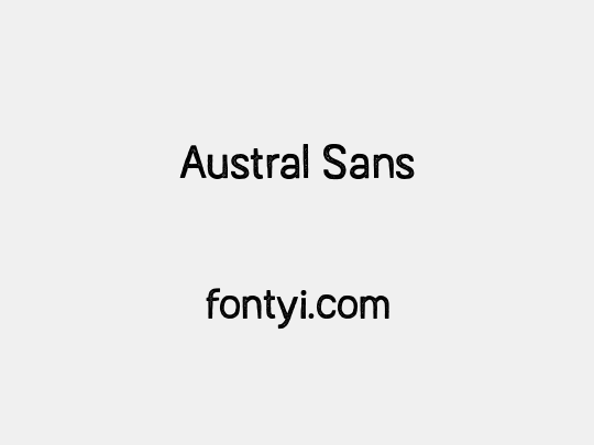 Austral Sans