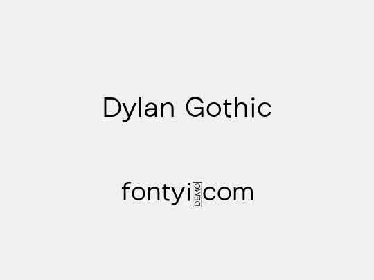 Dylan Gothic
