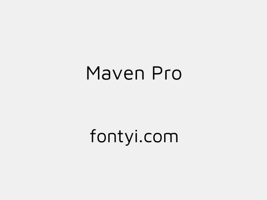 Maven Pro