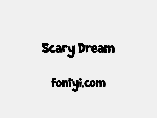 Scary Dream