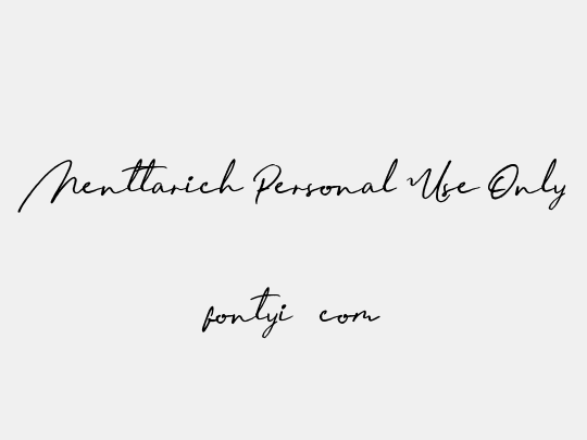 Menttarich Personal Use Only