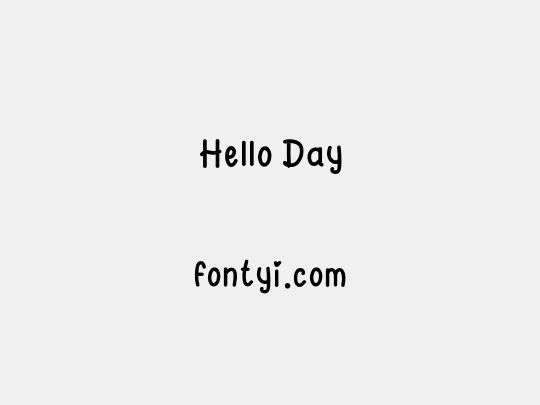 Hello Day
