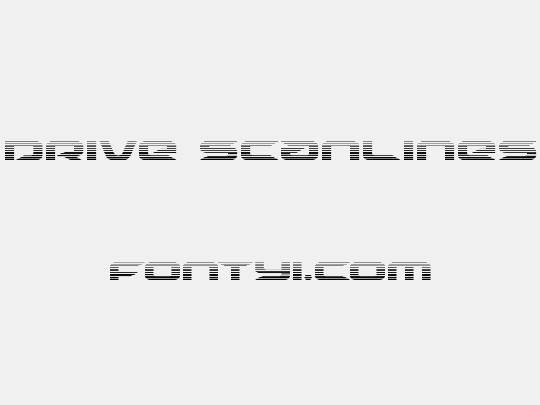 Drive Scanlines