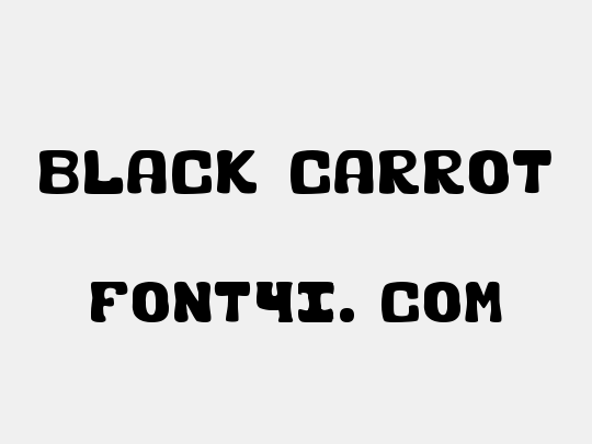 Black Carrot