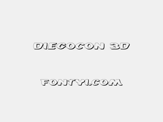 DiegoCon 3D