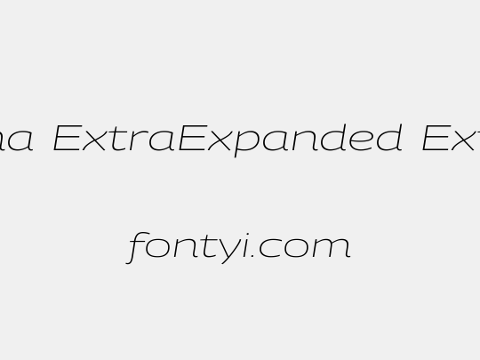 Georama ExtraExpanded ExtraLight