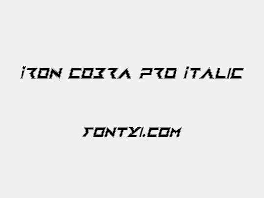 Iron Cobra Pro Italic