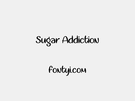 Sugar Addiction