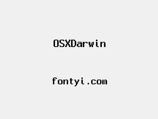 OSXDarwin