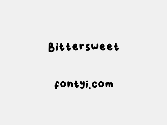Bittersweet