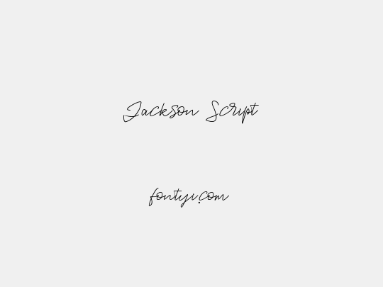 Jackson Script