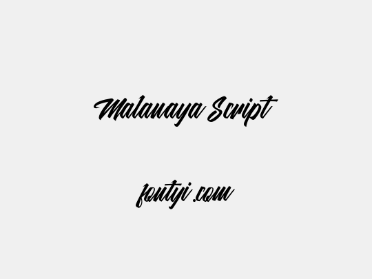 Malanaya Script