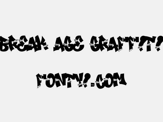 Break Age Graffiti