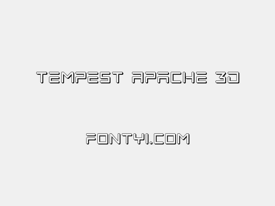 Tempest Apache 3D
