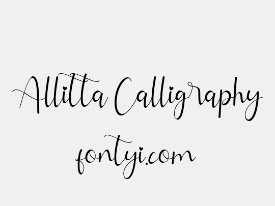 Allitta Calligraphy