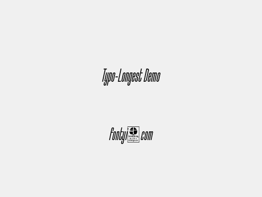 Typo-Longest Demo