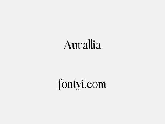 Aurallia