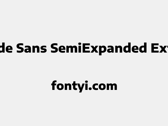Encode Sans SemiExpanded ExtraBold