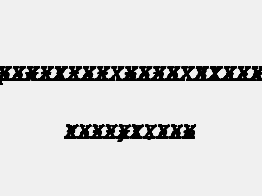 JMH Typewriter mono Black Cross