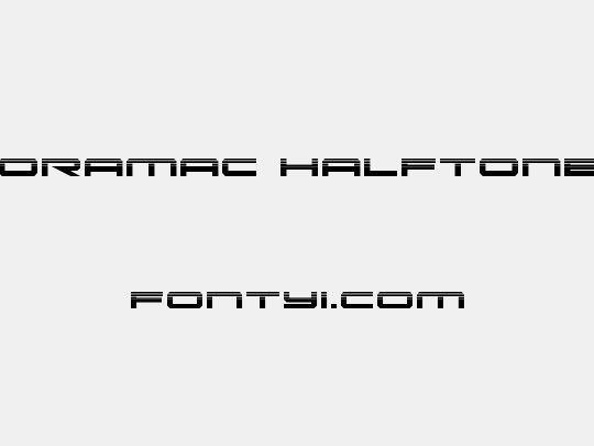Oramac Halftone