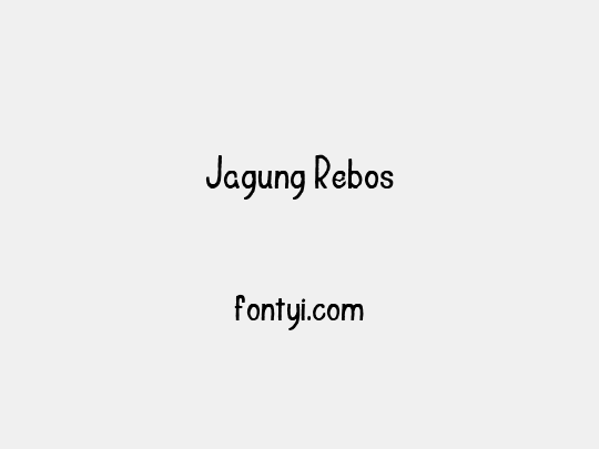 Jagung Rebos