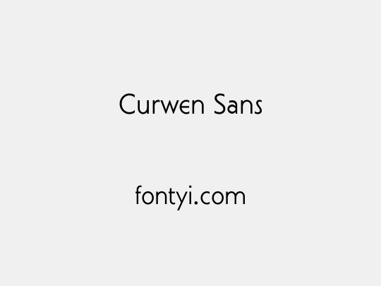 Curwen Sans