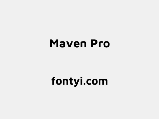 Maven Pro