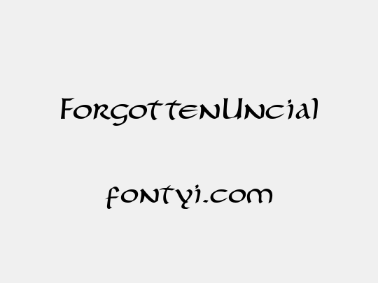 ForgottenUncial