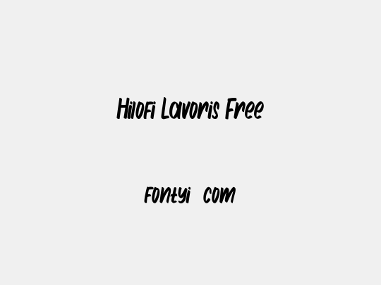 Hilofi Lavoris Free