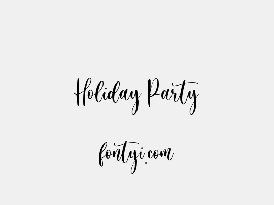 Holiday Party