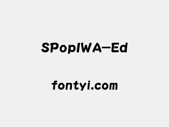 SPopIWA-Ed