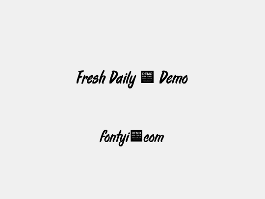 Fresh Daily - Demo
