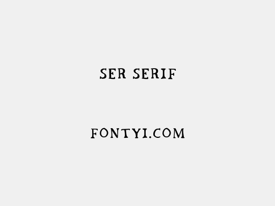 Ser Serif