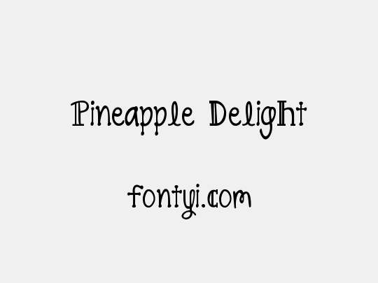 Pineapple Delight