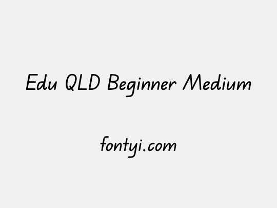 Edu QLD Beginner Medium