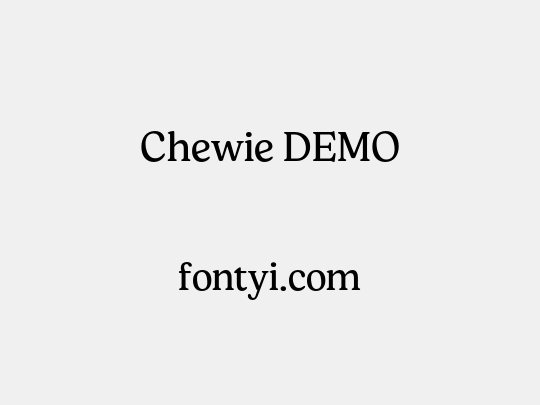 Chewie DEMO