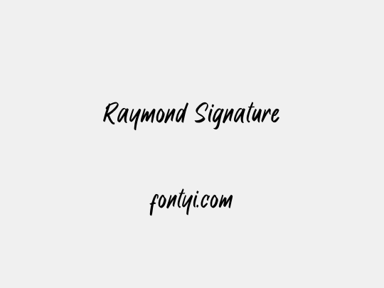 Raymond Signature